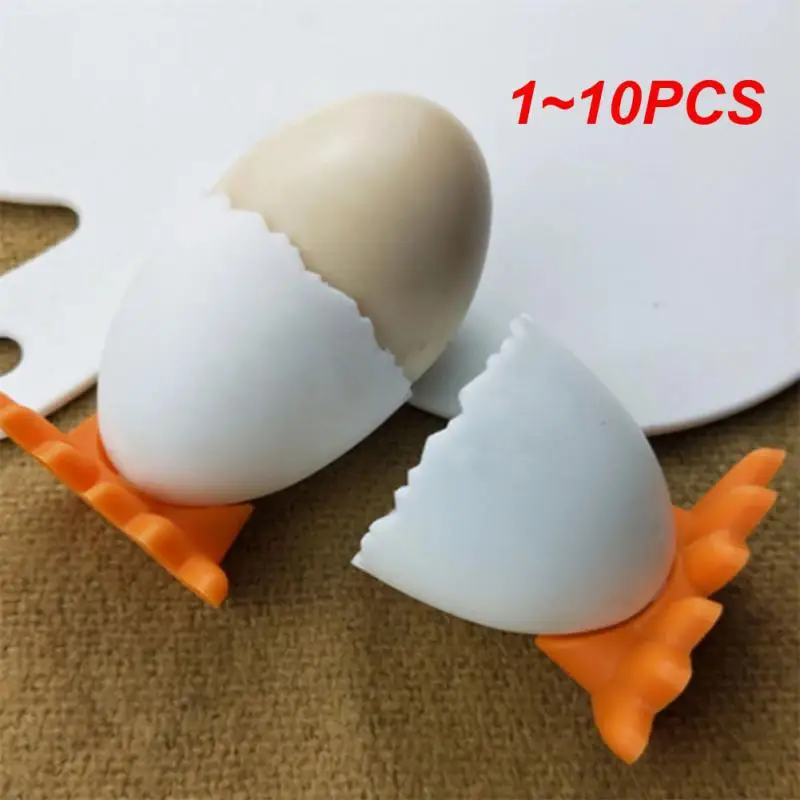 1~10PCS Egg Trays Egg Cup Breakfast Rack Creative Gifts Household Cartoon Tableware Egg Cups  Children Kitchen Utensils