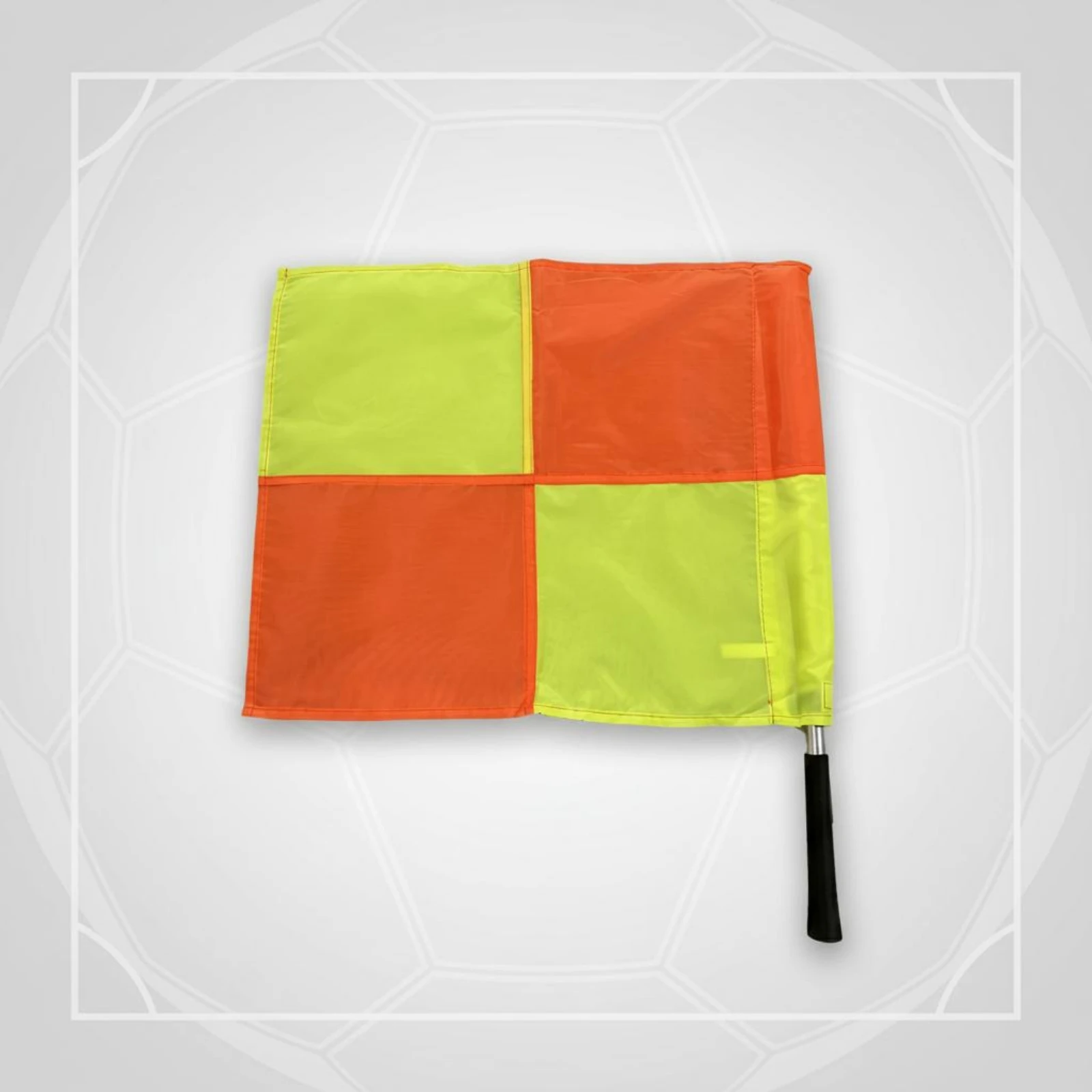 2 Pieces Football Linesman Flag Kit High Visibility Linesman Flag Sports Equipment Bright and Eye-Catching Easy to Carry view 2