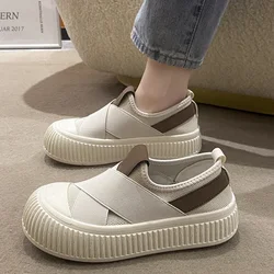 2025 Women's Shoes Slip on Womens Sneakers Comfortable Platform Shoes Classic Women Vulcanized Shoes Summer New Zapatillas Mujer