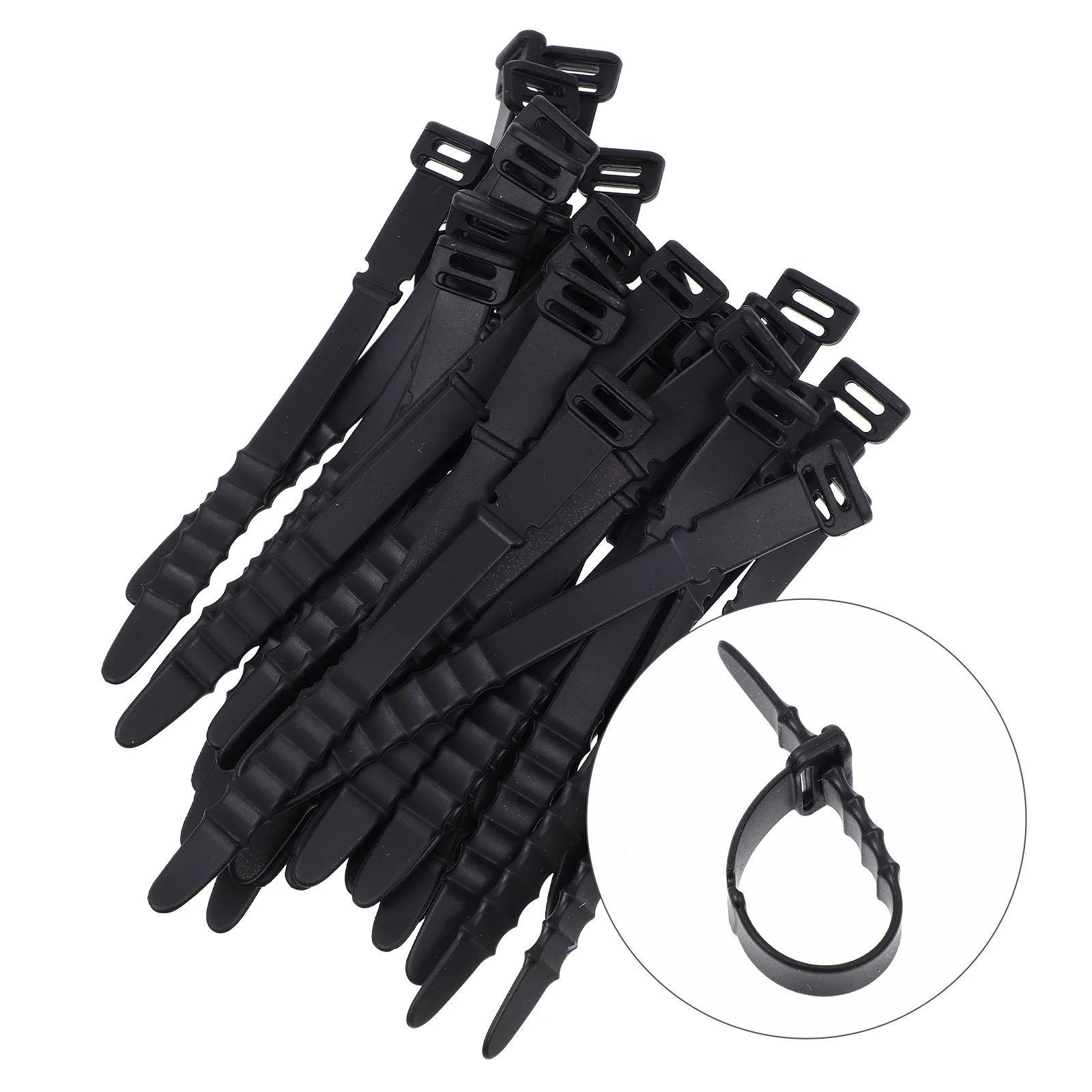 

40Pcs Silicone Cable Organizer Data Wire Holder Anti-Winding Cord Keeper Desktop Earphone Wire Clip Power Cord Wrapper Durable