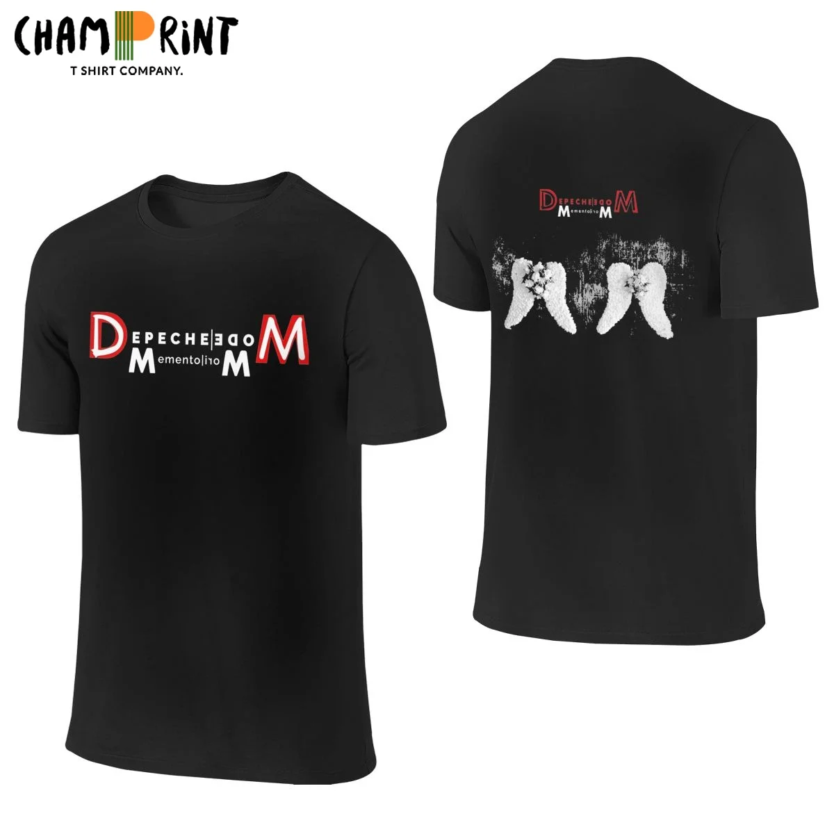 Memento Mori Depeches Mode Band Men Two Sides T Shirt Novelty Tees Short Sleeve Crew Neck T-Shirts Cotton New Arrival Tops