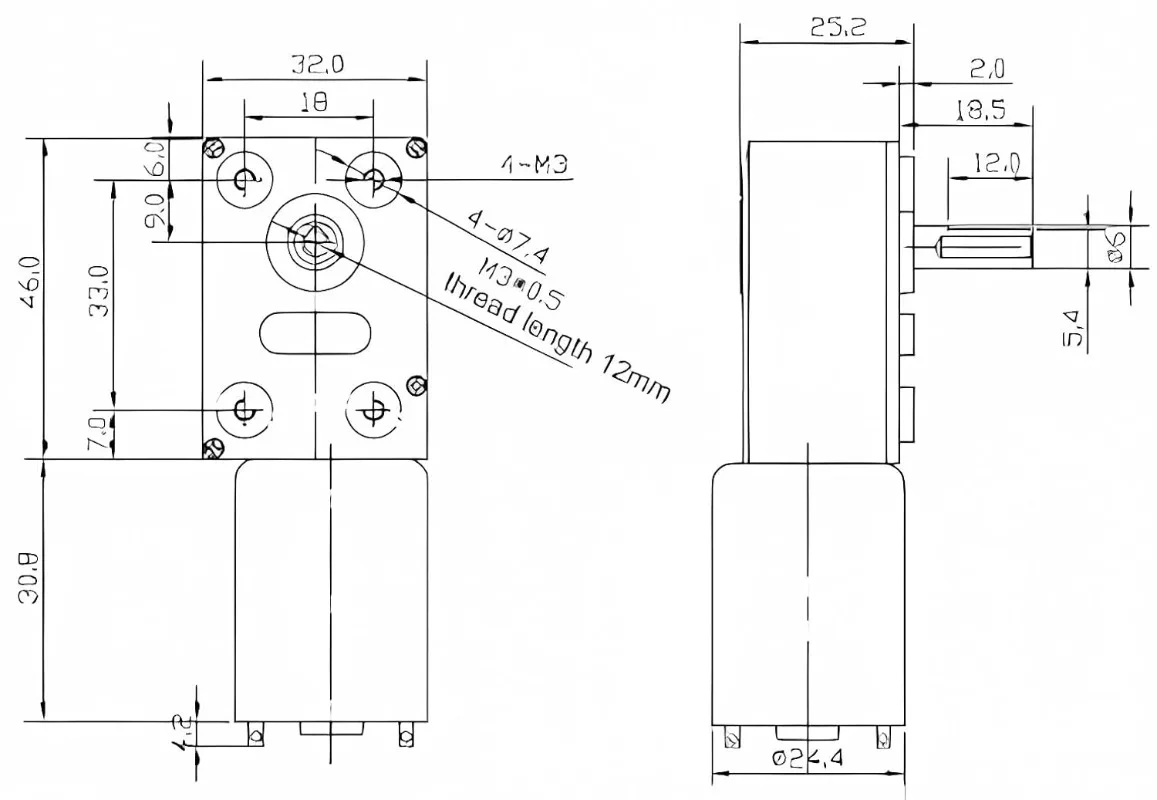 JGY370 met Encoder DC 6V 12V 24V Reductiemotor Sterke zelfsluitende verstelbare snelheid Micro-vertragingsmotor 6 ~ 150 RPM