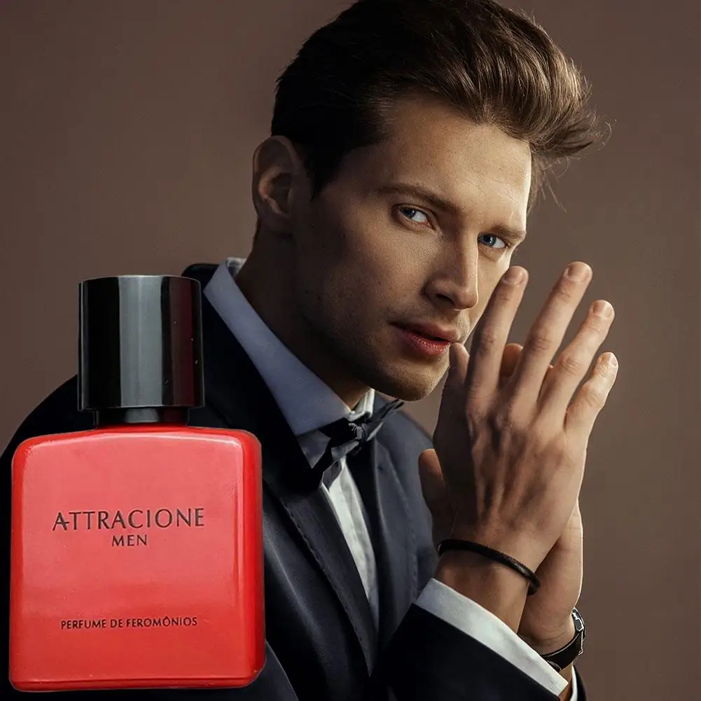 

Мужская парфюмерия ATTRACIONE, соблазнительная ароматная парфюмерия с феромонами, 25 мл, оригинальные арабские духи, одеколон для мужского макияжа