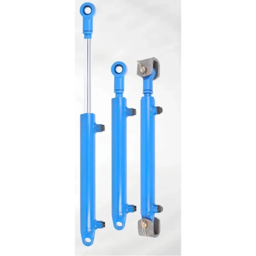 The hydraulic cylinder of HSG40 small-sized two-way excavator has a 2-ton double-ear hydraulic cylinder with oil top
