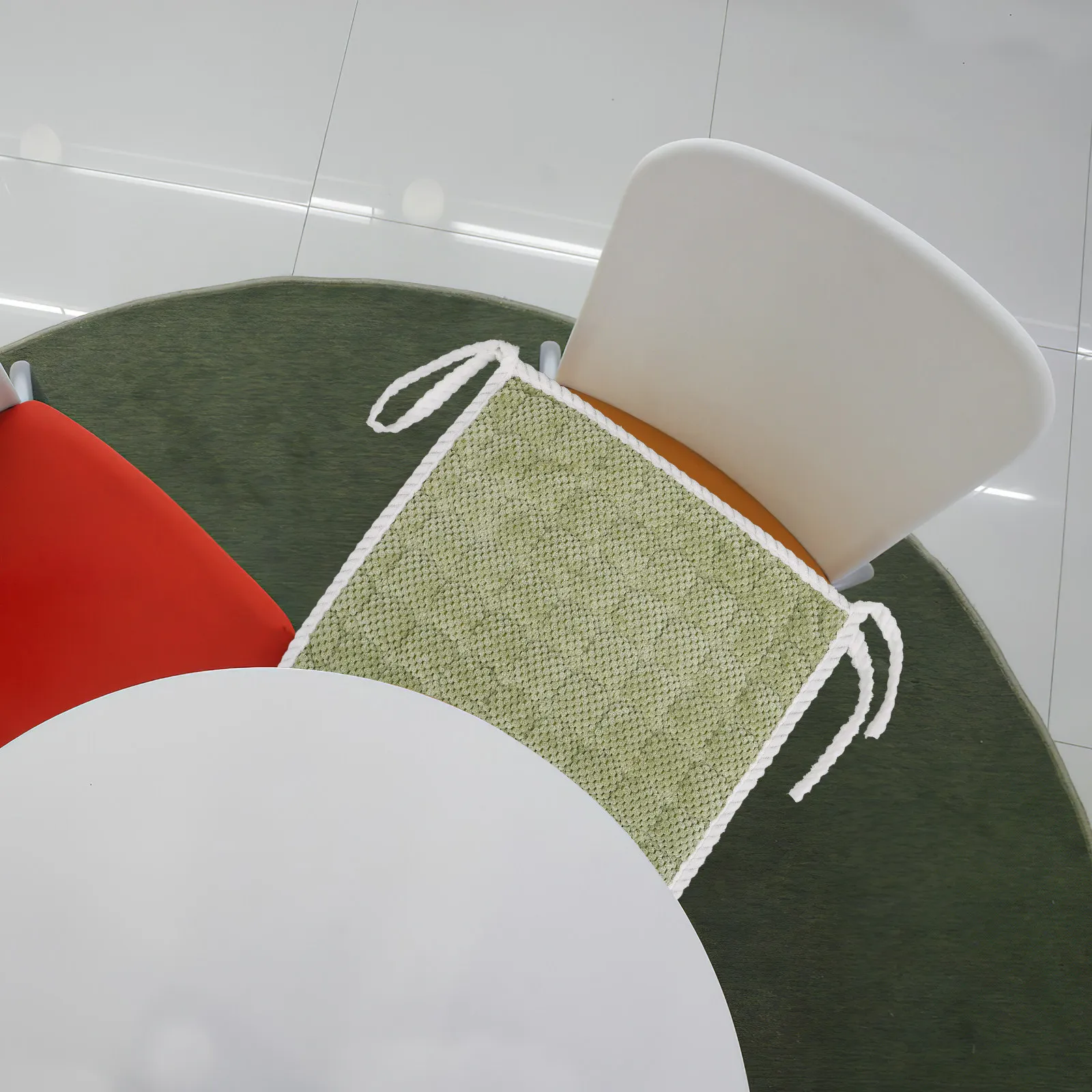 Thick Winter Seat Cushion Non Slip Warm Chair Pad for Car Office Home Sofa Dorm Easy Clean Fabric