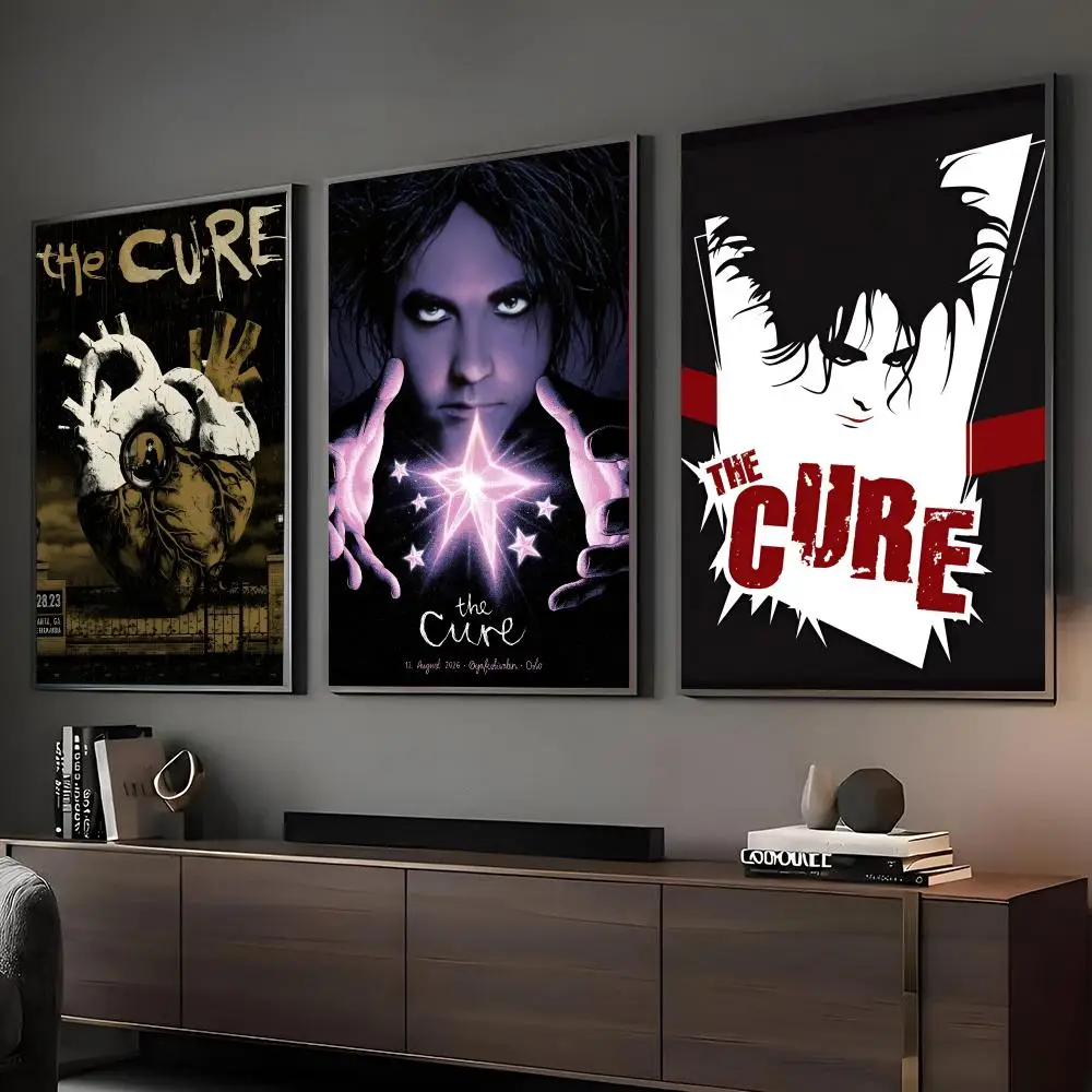 The Cure Band Poster Poster HD Self Adhesive Waterproof Wall Art Ideal For Home Office Dorm Bedroom Great Gift