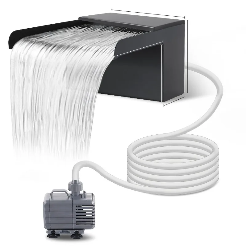 Aquarium Pond Canister Filter Pump Kit Water Circulation Purification System for Koi Fish Tank Fountain Stream