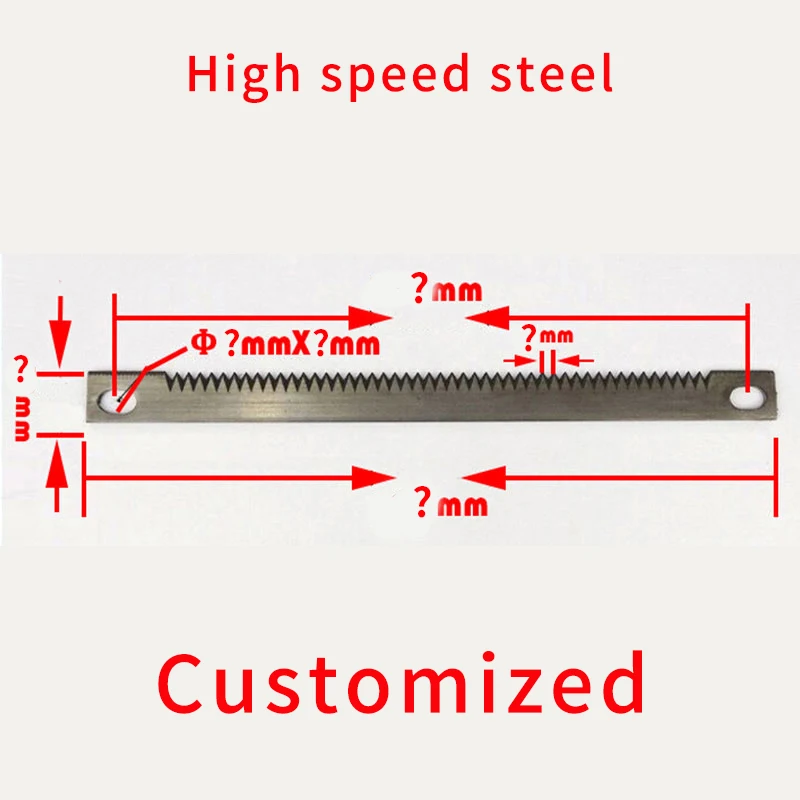 5pcs Zigzag Sealing Machine Saw Blade Serrated Blades Tea Bag Food Machinery Knife Vertical Packaging Machinery Parts