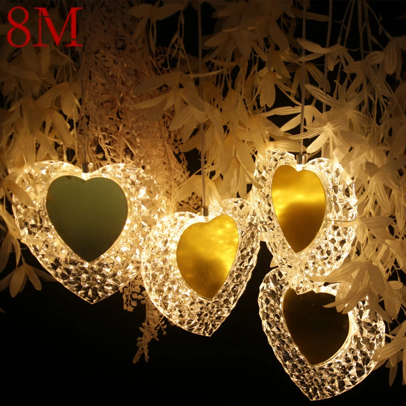 

8M Modern Wedding Pendant Lamp Festival Lights Atmosphere LED Light For Party Stage Background Decorationnd