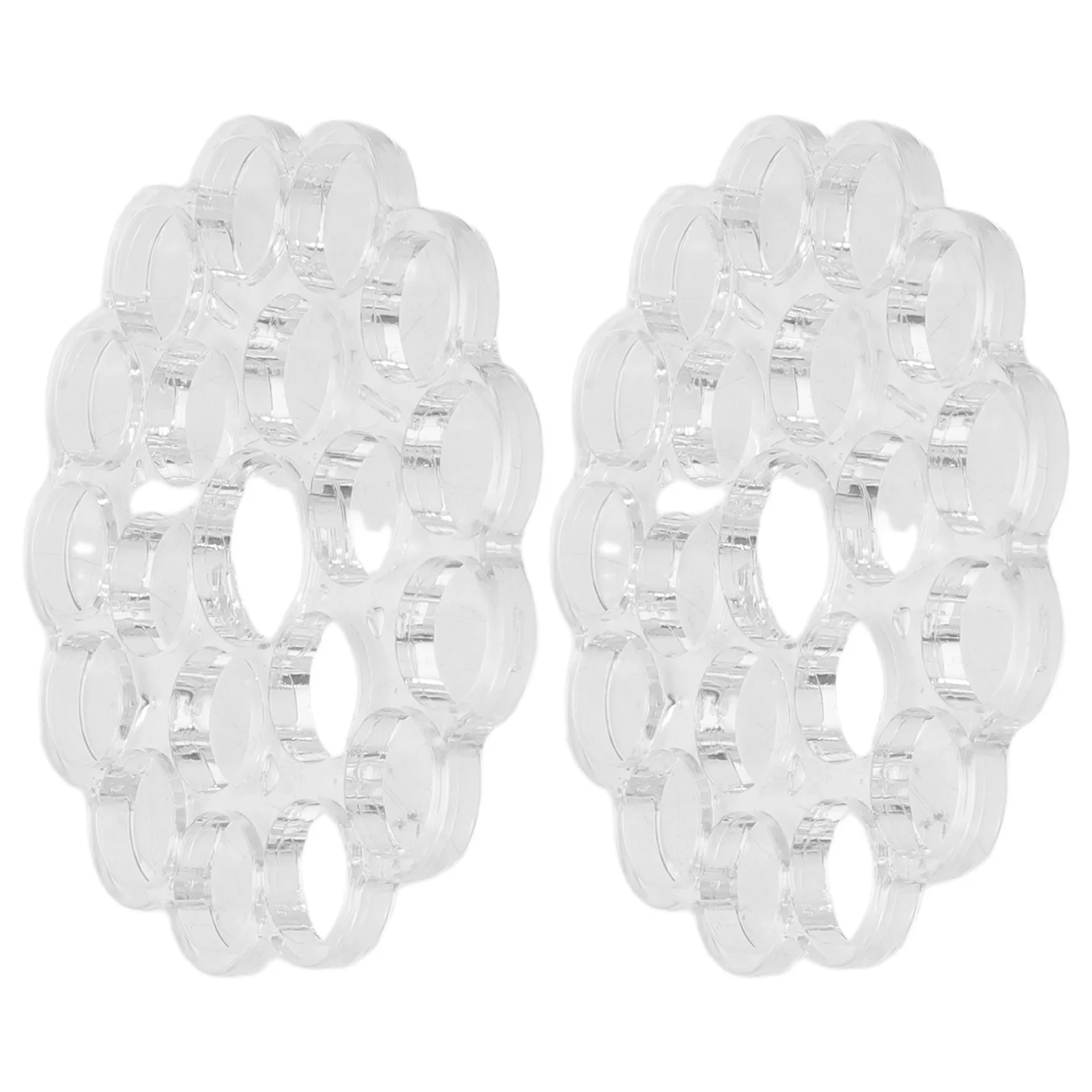 2 szt. Przezroczyste spiralne wkładki do wazonów Ikebana, narzędzie do aranżacji kwiatów, wielokrotnego użytku, dysk do projektowania kwiatowego do dekoracji domu i na wesela