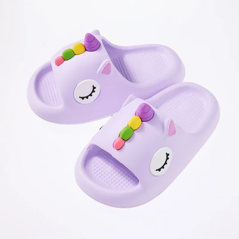 Cartoon Cute Girl Princess Shoe Children Slippers for Home Breathable Summer Beach Shoe Slippers Kids Shoe for Girl Tenis 2024