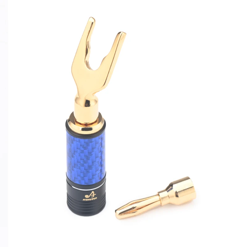 

4 PCS Hifi Banana Plug High Grade Banana Spesaker Jack for DIY Hifi Audio Speaker Cable Banana Connector