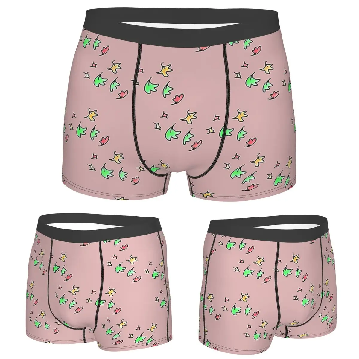 

Boxer Underpants Shorts Heartstopper - Beautiful Leaves Art! Panties Male Ventilate Underwear for Homme Man Boyfriend Gift