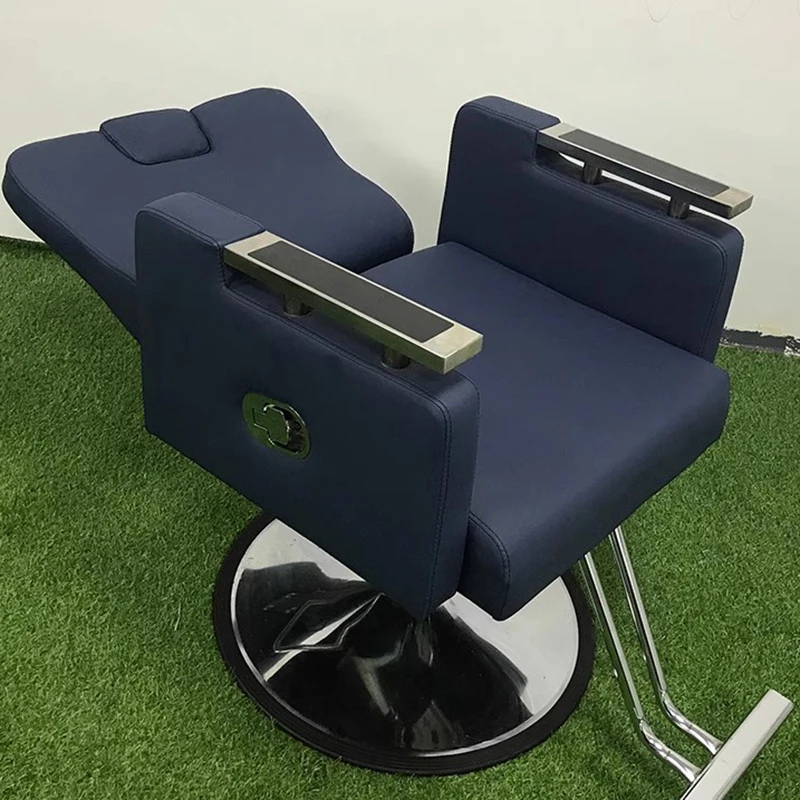 Beauty Salon Barber Chair Reclining Aesthetic Professional Cosmetic Chair Hair Clipper Sedia Barbiere Hair Salon Furniture