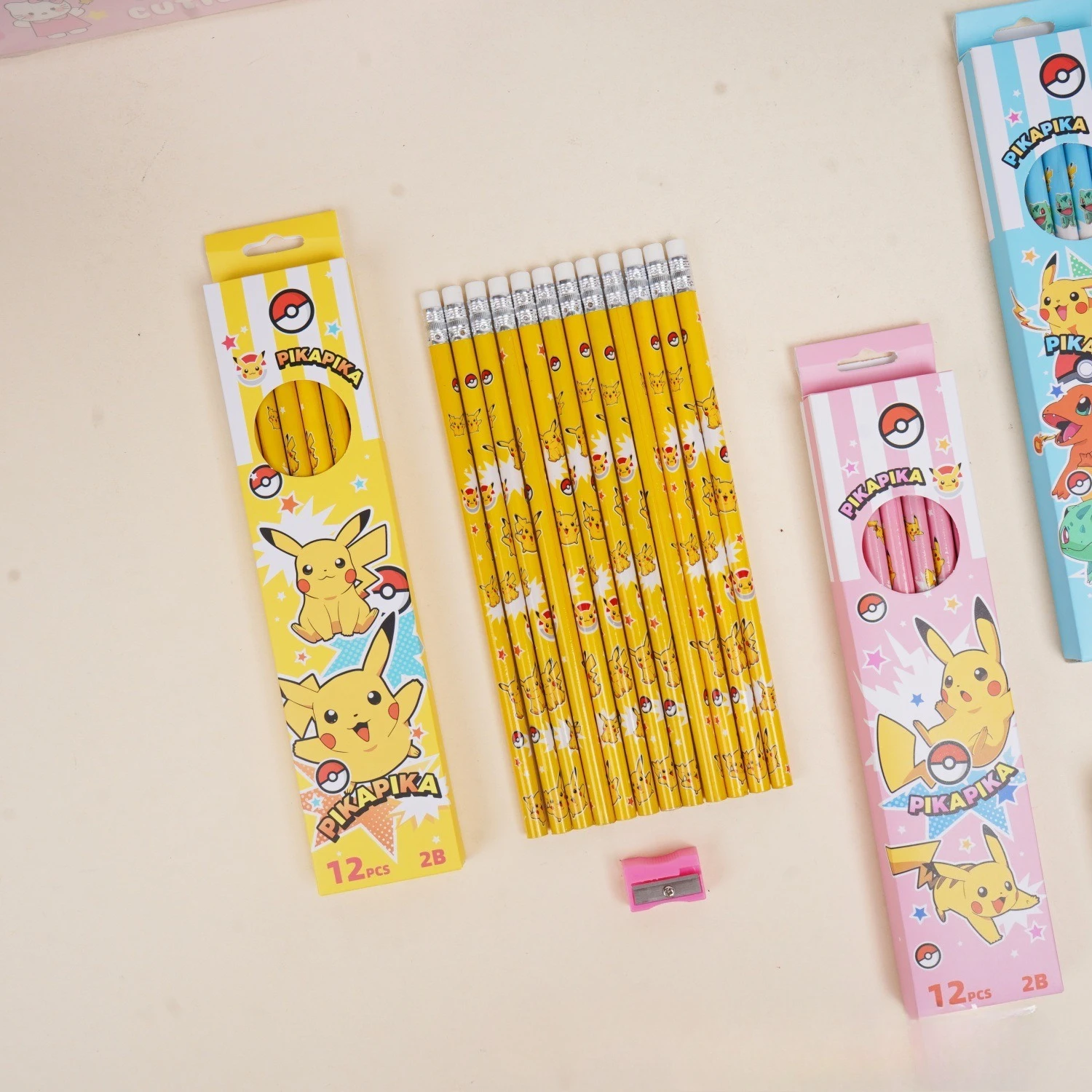 12pcs/set Cool Cartoon Pikaahu - Anime Cosplay Drawing ulasan dan harga