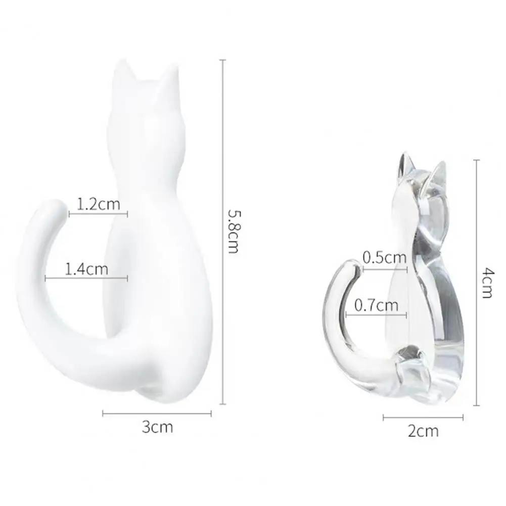 Seamless Hooks Plastic Adhesive Hooks Multi-purpose Hanging  Sturdy Heavy Duty Self Adhesive Hooks