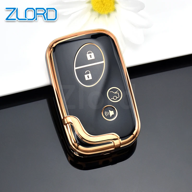 Car Remote Key Case Cover 3/4 Buttons TPU for Lexus IS250 IS300C RX270 CT200H GX400 GX460 ES240 ES350 LS460 GS300 450h 460h