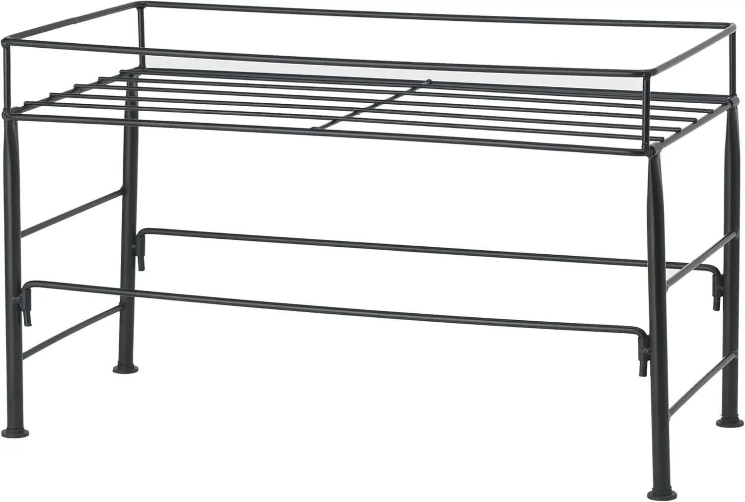 

Стальная подставка для кормления собак крупных пород, на два миски, черная - способствует здоровому питанию