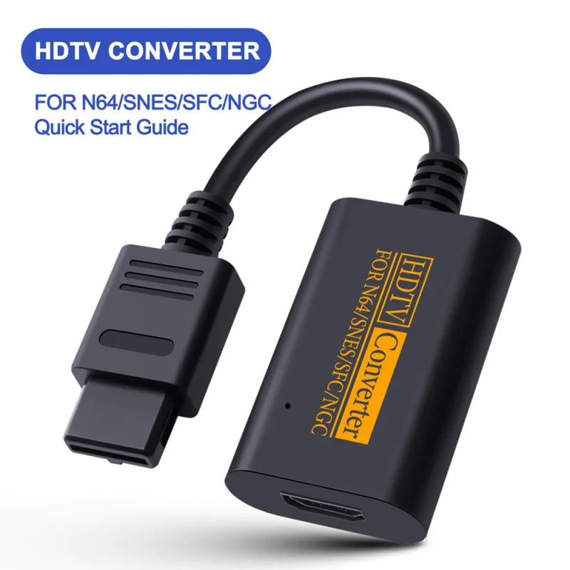 HDTV Converter Cable Adapter to HDMI Converter N64 HDMI for Nintend 64 Gamecube SNES NGC Plug And Play Full Digital 720P - view 2