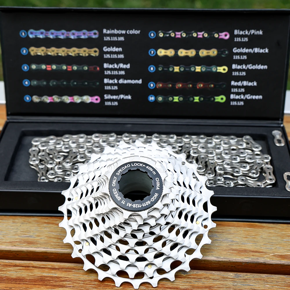 SPEDAO Road Bike Freewheel SLR2 Cassette Ultralight 11 Speed 25T/28T/32T/34T CNC Bicycle Freewheel 11V Sprocket Fit HG Hub R9100