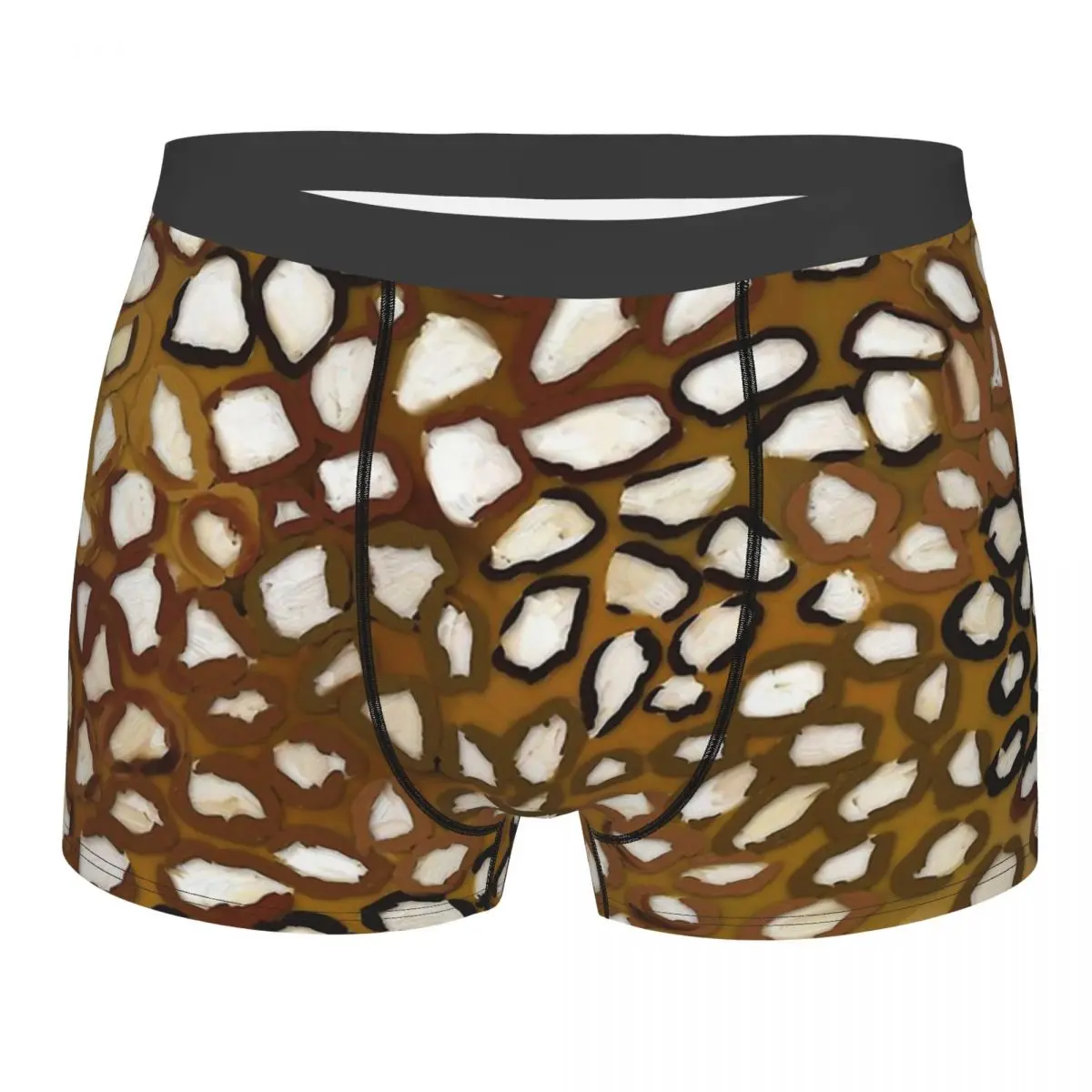 Wild Cat Animal Skin Simulation Underpants Breathbale Panties Male Underwear Comfortable Shorts Boxer Briefs