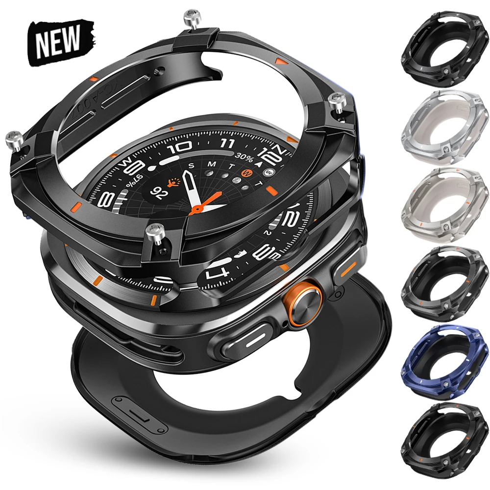 

Роскошный защитный чехол из алюминиевого сплава для Samsung Galaxy Ultra Watch 7, металлический бампер 47 мм для Samsung Galaxy 7 Ultra