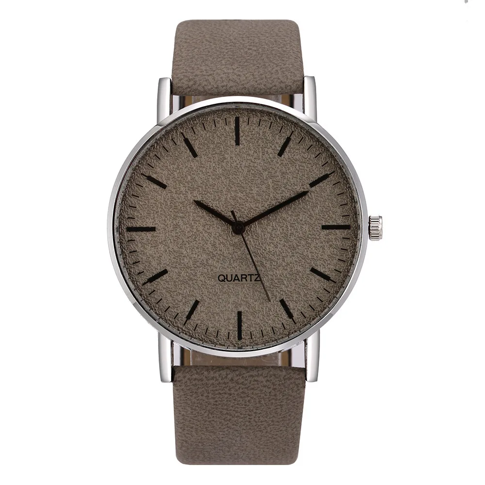 Montre-bracelet à quartz conviviale rée pour homme, échelle sans mot simple, tempérament décontracté, ceinture de montre, mode