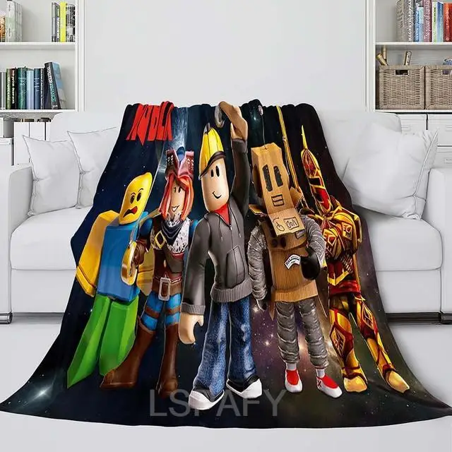 ROBLOX-بطانية الفانيلا سميكة للأسرة ، غطاء دافئ ، لينة ، صديقة للبشرة ، أريكة ، مقاومة للاهتراء ، دائم ، 150x220cm #2