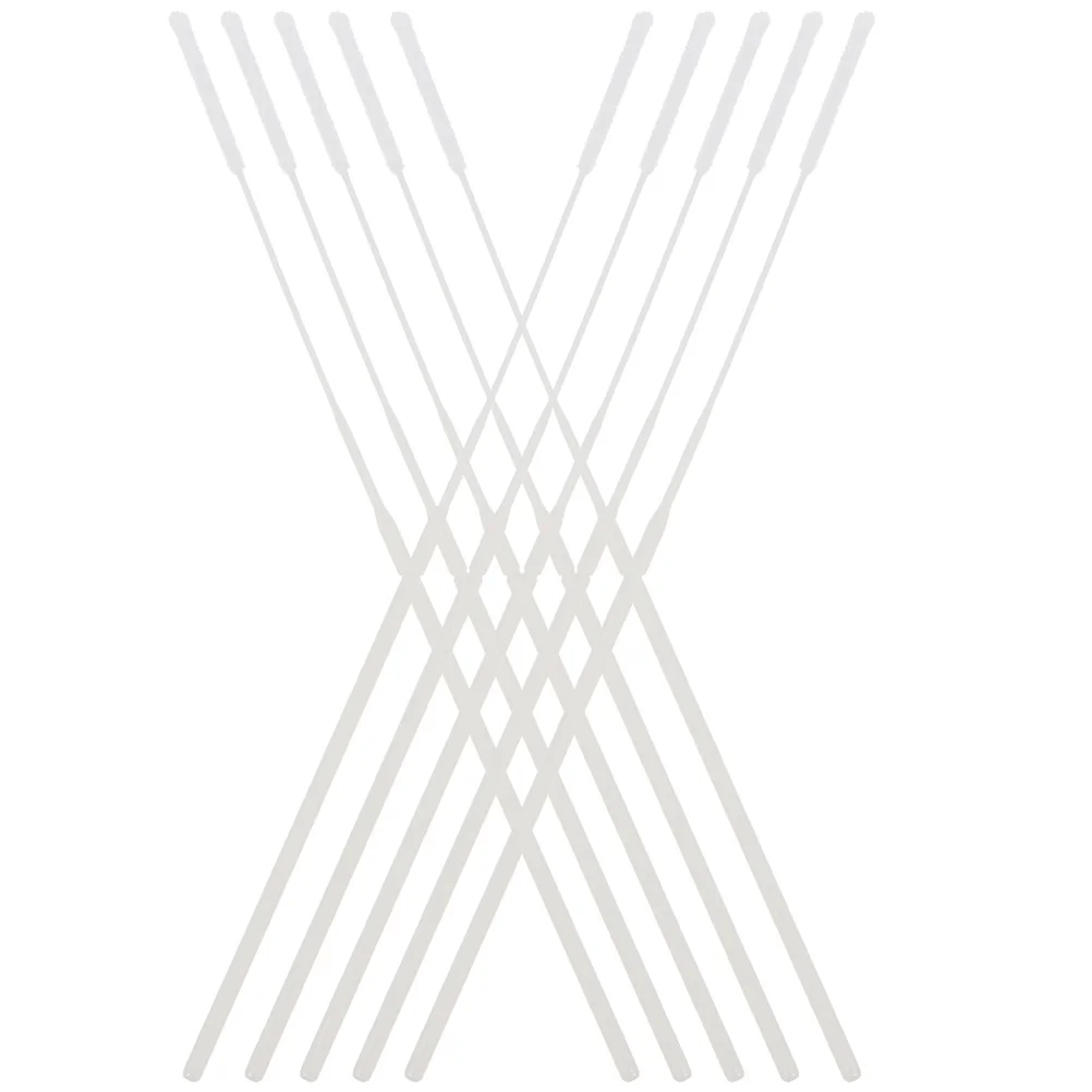 25 قطعة من مسحات البلعوم الأنفية للاستعمال مرة واحدة، مسحات جمع الفم المتدفقة للاستخدام في المختبرات الطبية، مسحة الأنف المتدفقة