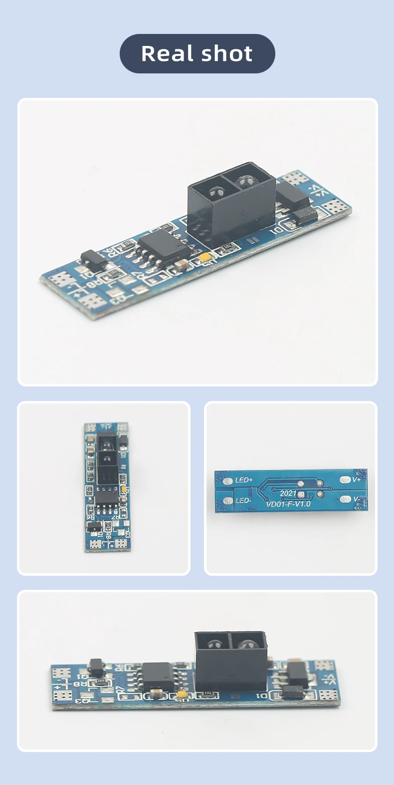 IR-betriebener berührungsloser Sensor-Schalter 12V 24V LED-Lichtregler für LED-Streifen und LED-Aluminiumprofile – Detail 6