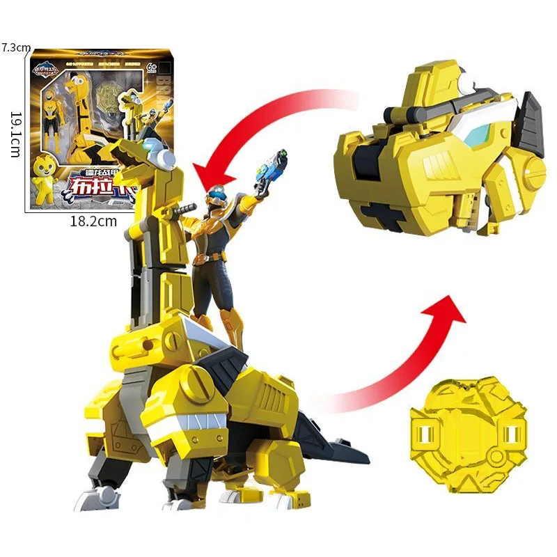 Newest Mini Force Transformation Toys Action Figures Mini Force X Simulation Animal Dinosaur Deformation Mini Agent Toy