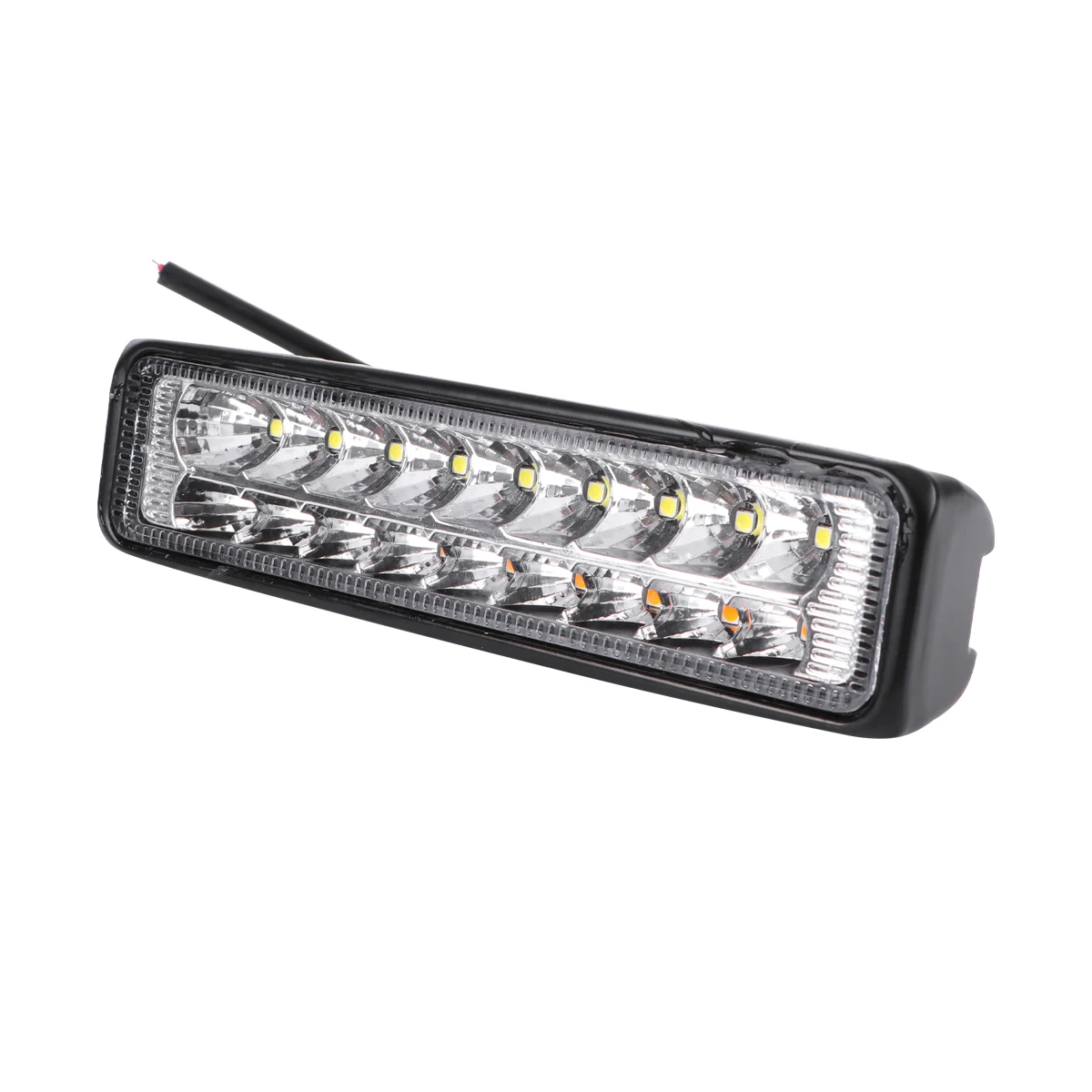 

1pc 18W Work Light Bar Offroad Driving Lamp Atv Spot Floodlight Suv Truck Car Heat Dissipation Aluminum Led Spotlight Led