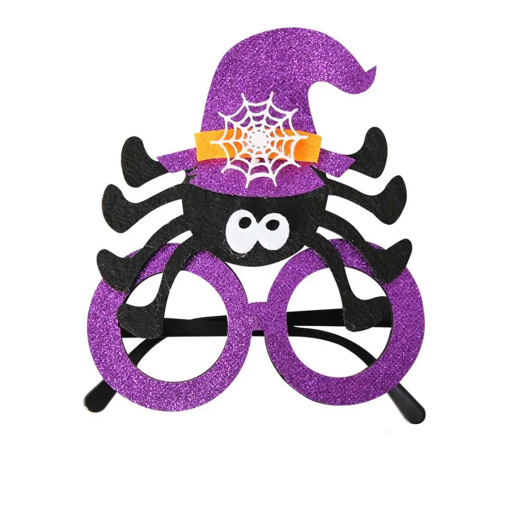 Children Party Decoration Spider Ghost Party Eyeglasses Frames Halloween Dress Up Ghost Pumpkin Halloween Decoration Glasses