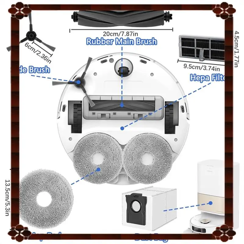 Dreame X40 Ultra/L10s Ultra Gen 2/L10s Pro Ultra Heat/X30 Ultra/Mova E30 Ultra掃除機アクセサリーPの24時間配送