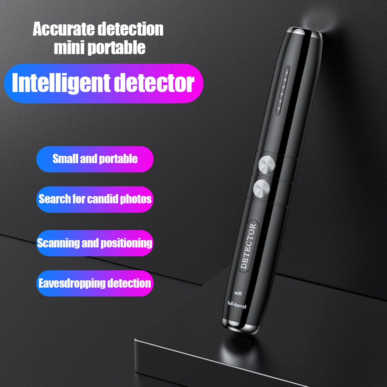 Bug Detector RF Signal Scanner Finder Anti Eavesdropping Device 2G 3G 4G T8