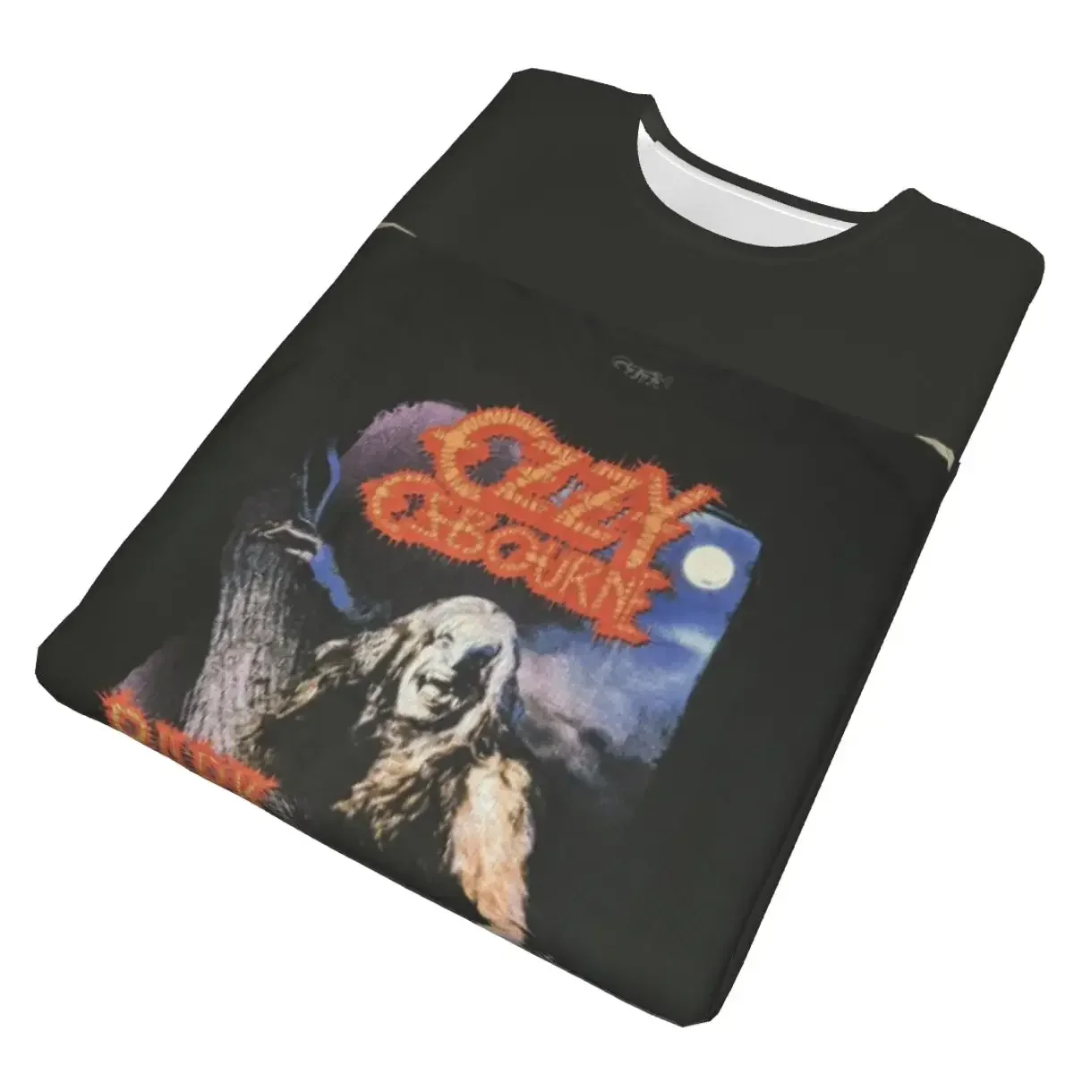 Camiseta de poliéster para hombre de Ozzy Osbourne de Spencer's, camisetas de manga corta con cuello redondo, ropa de verano para hombre.