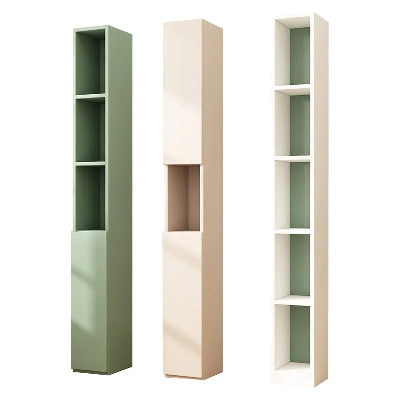 رف كتب ضيق مخصص، غرفة المعيشة، غرفة النوم، التخزين، التخزين، زاوية خزانة الكتب الصغيرة، زاوية من الأرض إلى الجدار #5