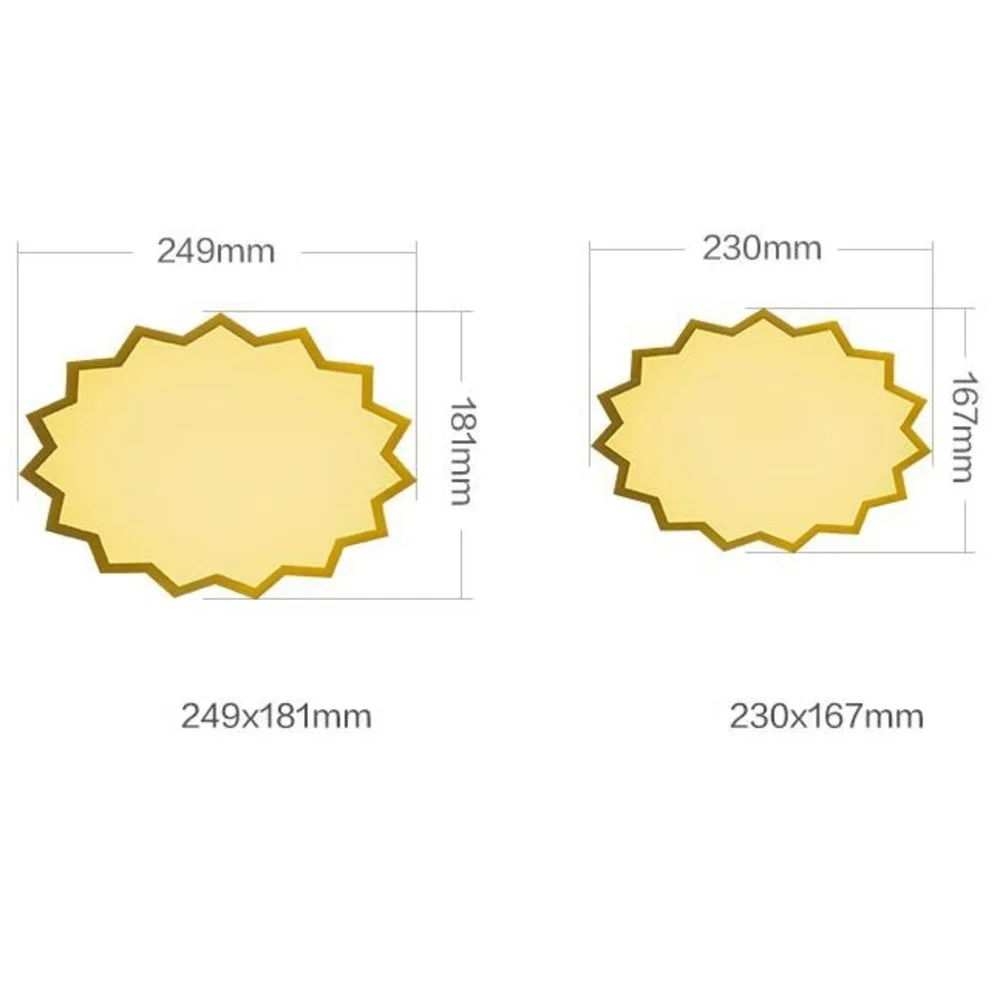 Pop Promotion Sign Board Creative Plus Large Sale Price Tags Large Gold & Yellow Retail Labels Cardboard