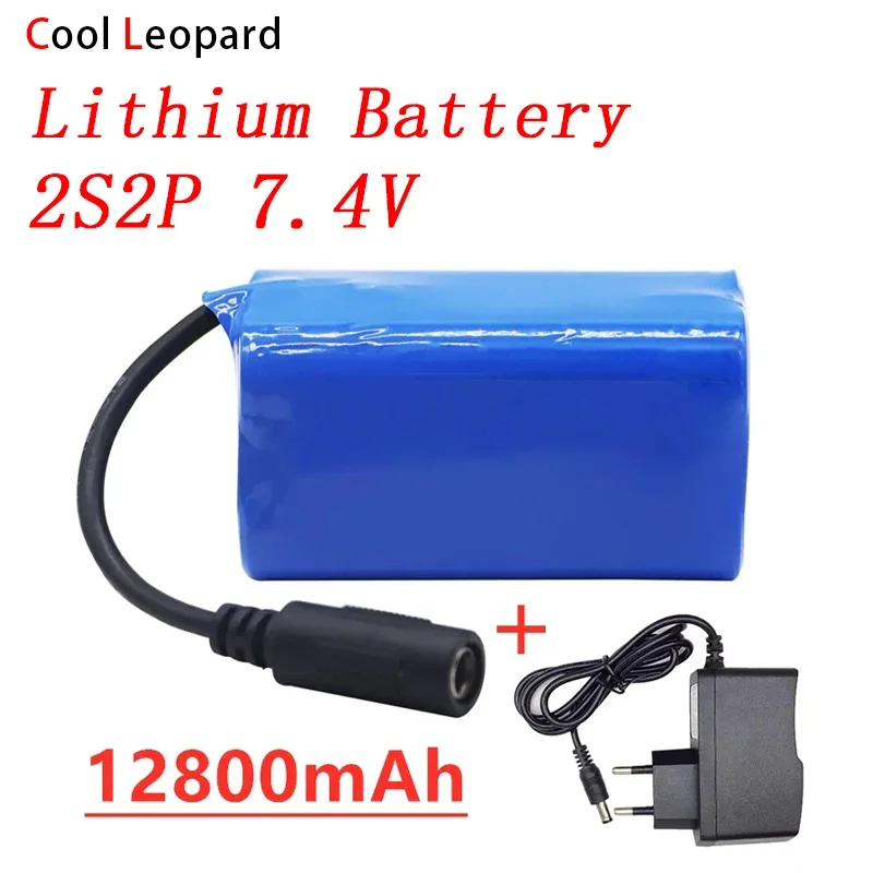 

Original Upgraded 18650 7.4 V 12800mAh Lithium Ion Battery,For T188 2011-5 T888 Remote Control Fishing Trap Boat Spare Parts