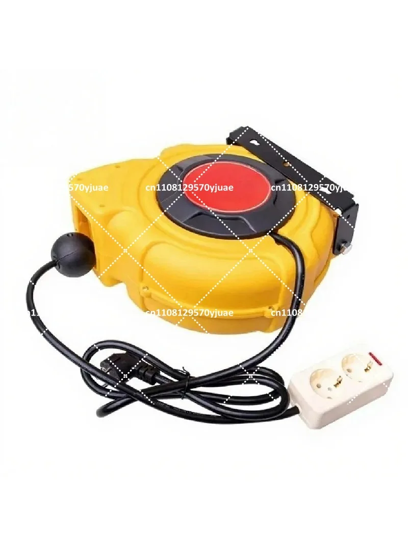 Retractable Garden Hose Reel Wall Mounted, Auto Rewind Water Hose Reel 100ft