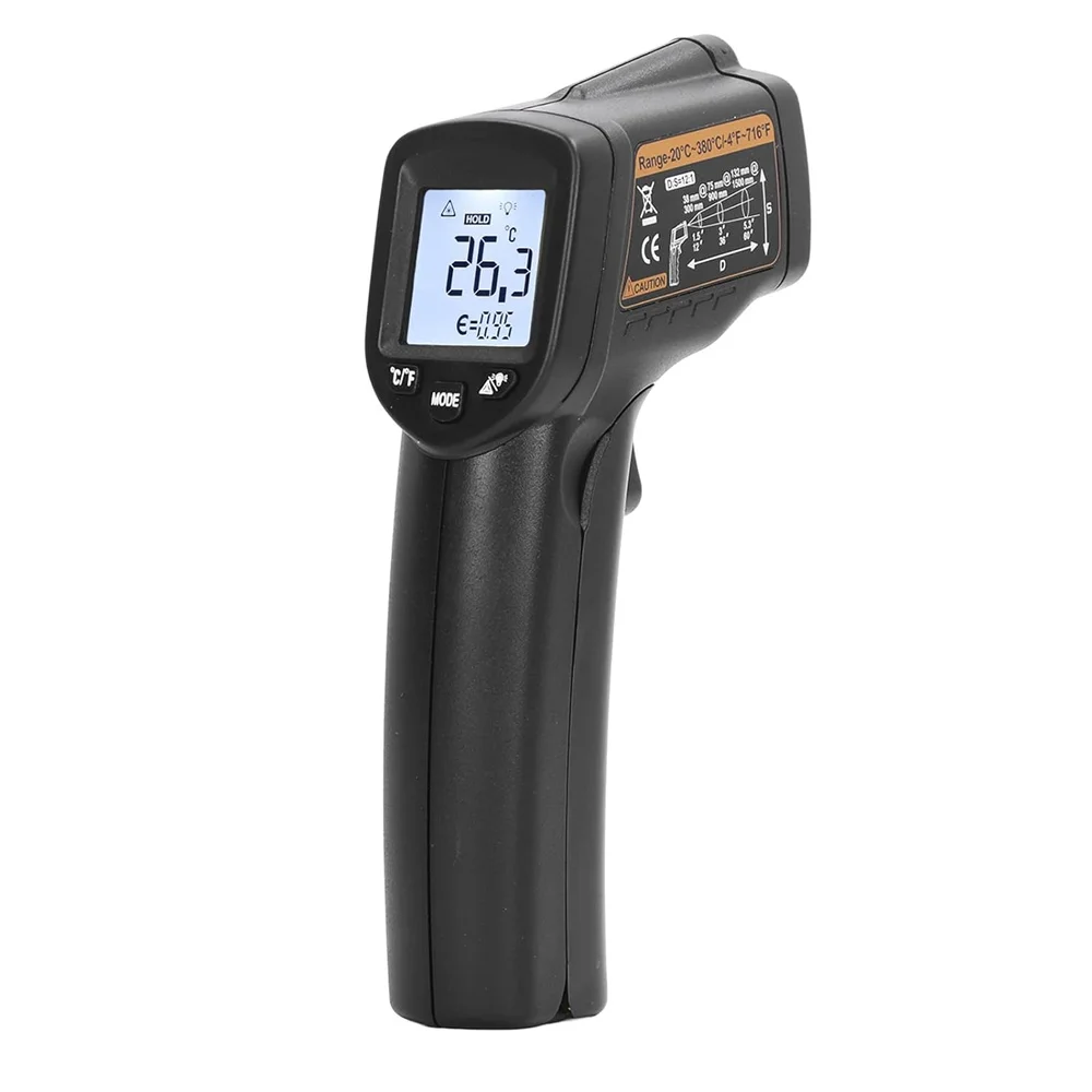 Infrared Thermometer Digital Non Contact Thermometer Temperature Gun with LCD Display for Cooking