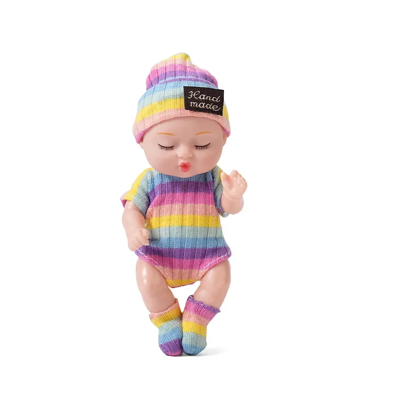10.5cm sono bjd simulação reborn dormir boneca brinquedos das crianças jogar casa brinquedos mini bonito bonecas reborn brinquedos interativos do bebê