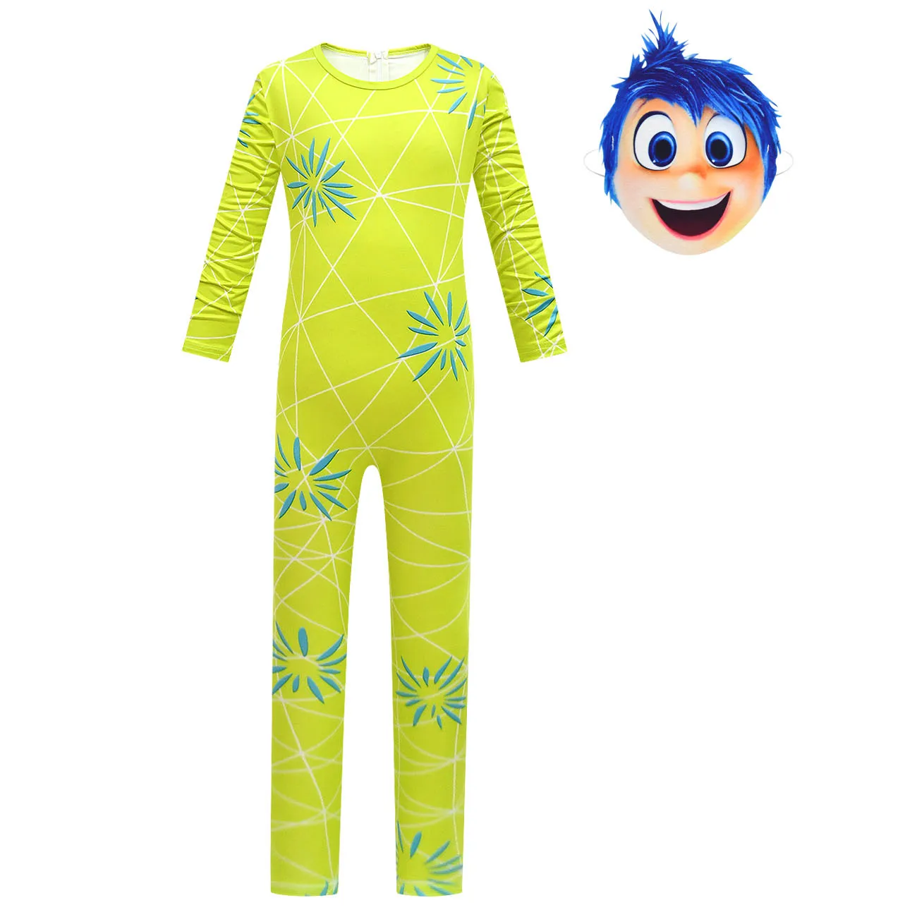 New Movie Kids Halloween Cosplay Costumes Joy Sadness Angry inside out Party Costume Dress Up Outfits