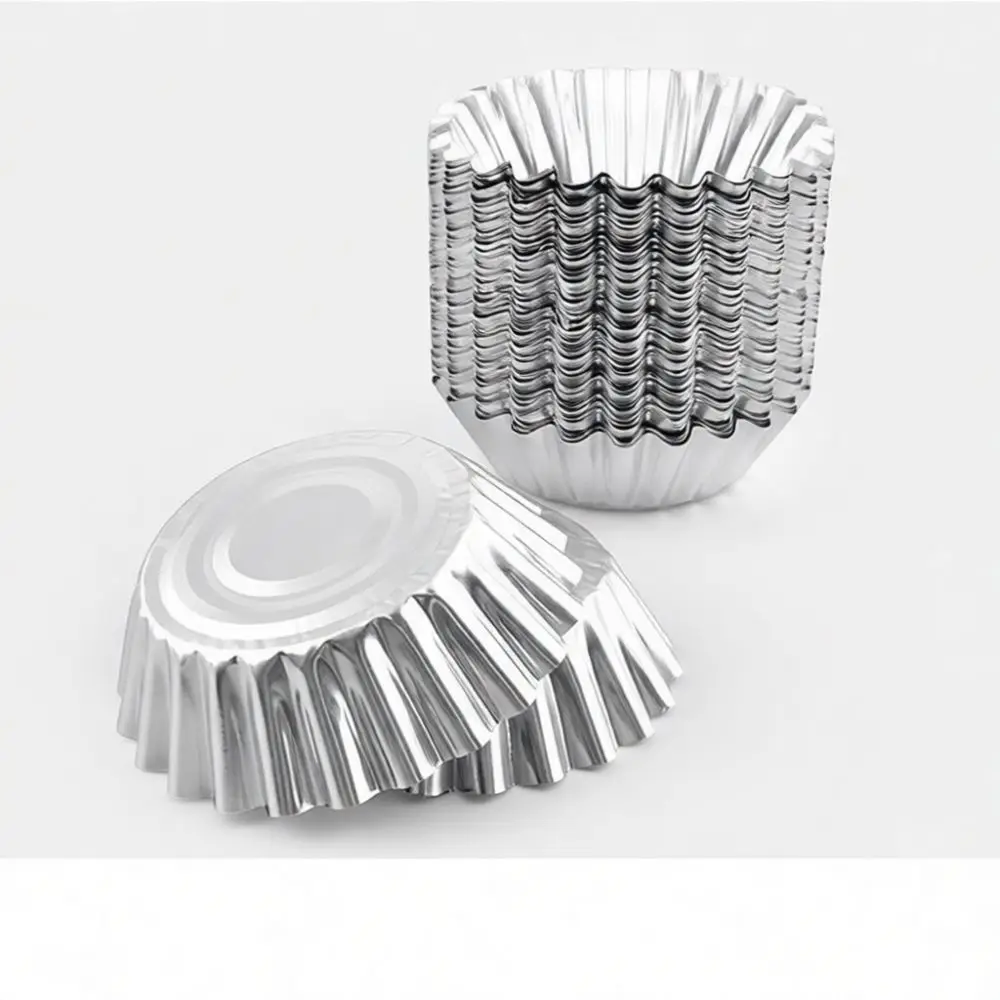 Baking Aluminum Foil Tart Molds Chrysanthemum Shaped Cups For Fanyi Oven Pastry Pie Kitchen Tooling Ware