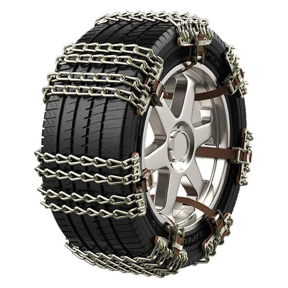 Steel Wheel Snow Chains Vehicles SUV MPV Truck Mud Road Safety Universal Car Tire Snow Chain Belts Anti-skid Anti-wear Manganese