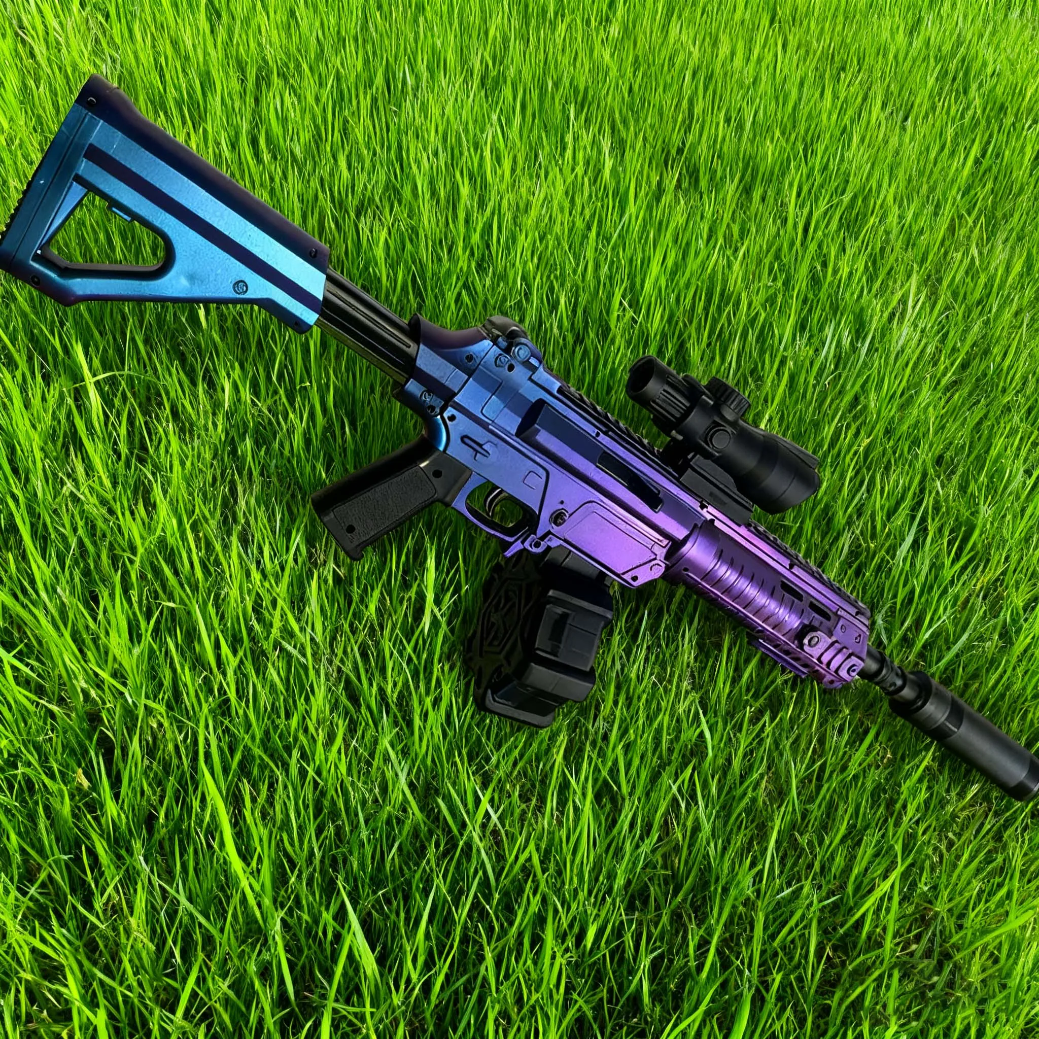 M416 Chameleon Rage Pro Auto Electric Gel Blasters High Speed Gel Ball Blaster Gun Toys for Outdoor Team Combat Games For Adults