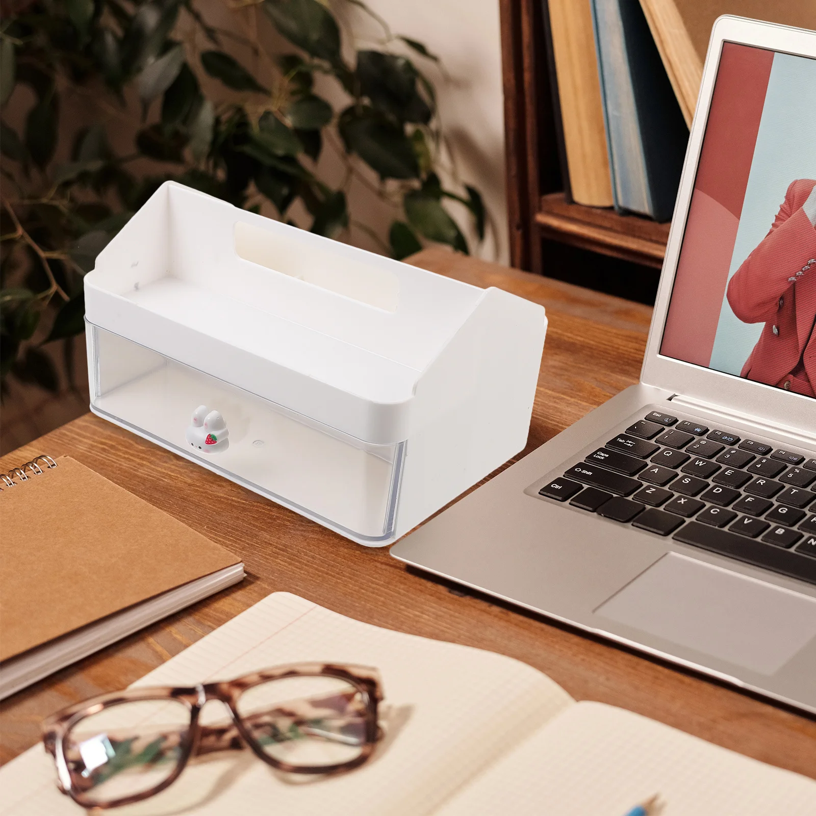 

Plastic Desktop Organizer Large Capacity Storage Container Makeup Jewelry Holder Office Desk Organizer Pen Pencil