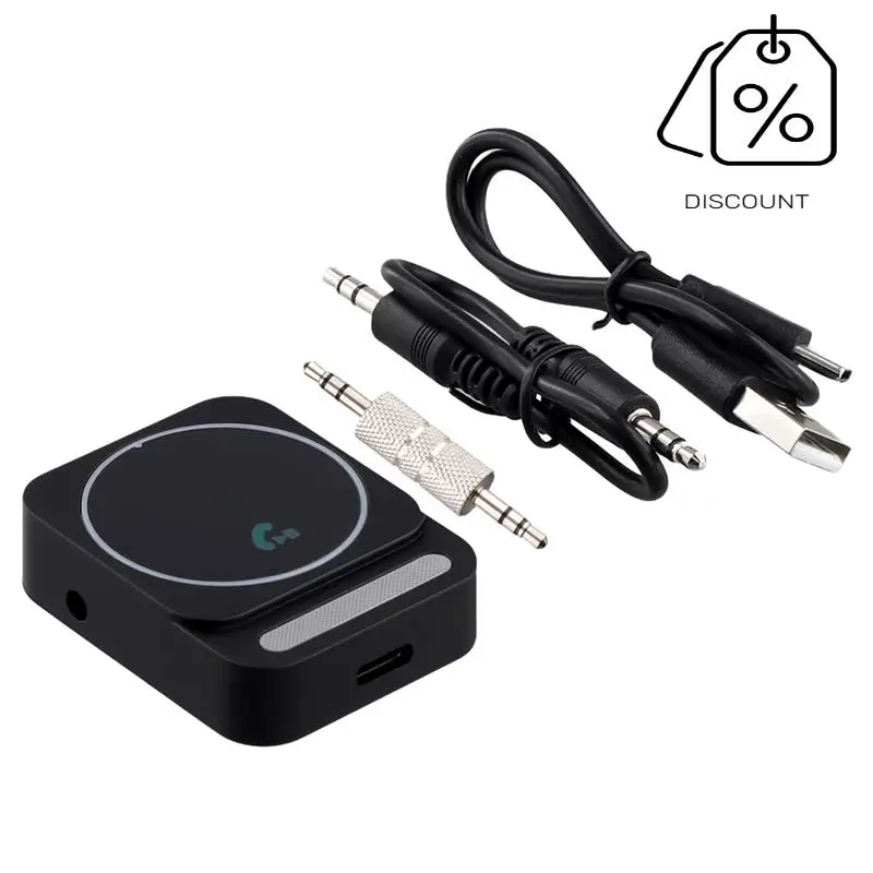 ABMF-Bluetooth 5.3 Adattatore per auto AUX Ricevitore audio Bluetooth Cancellazione Adattatore musicale per auto Microfoni incorporati Vivavoce