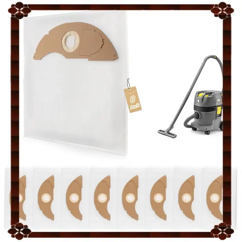 Karcher NT 22/1 용 24 시간 배송 8 팩 진공 청소기 가방 Karcher NT 22/1 진공 청소기 가방 용 액세서리