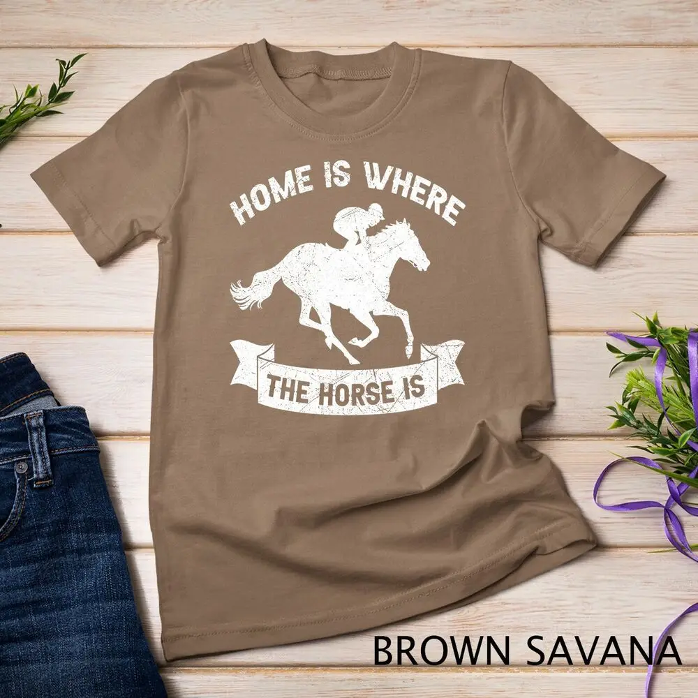 Horse Racing Race Derby Horseback Unisex T-shirt